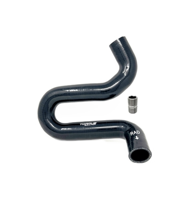 Ford Mustang Radiator Hose Kit - Lower - Torque Solution - OEM Oil Cooler Delete Kit - Black - `15-`27